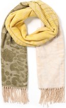 Warme Sjaal Dierenprint - 180x70 cm - Beige Geel Groen