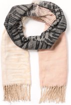 Warme Sjaal Dierenprint - 180x70 cm - Beige Grijs Roze