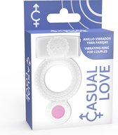 CASUAL LOVE | Casual Ring Vibrating Double Pleasure Transparent