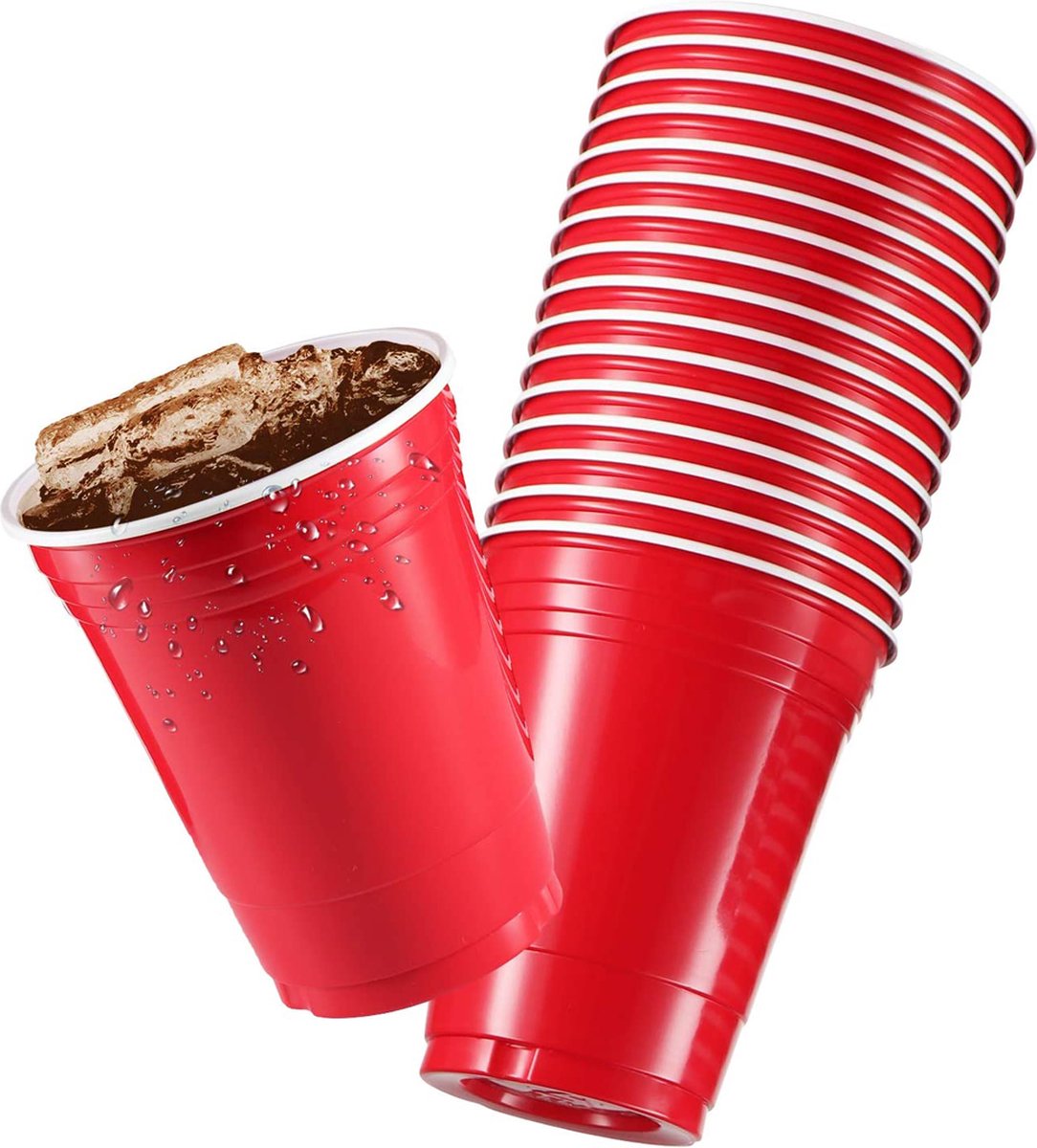 Billy Poging Chemicaliën Red Cups - 25stuk(s) - 475ml - Party Cups - Beerpong - Drankspel - Beerpong  Bekers -... | bol.com