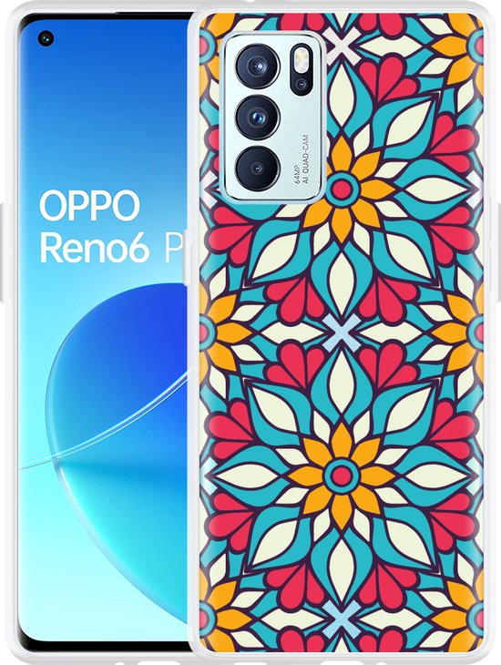 EASSGU Custodia In Pelle PU Per OPPO Reno6 Pro 5G - Cover Gialla Con Struttura In TPU, Stile Business
