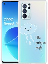 Oppo Reno6 Pro 5G Hoesje Cloud - Designed by Cazy