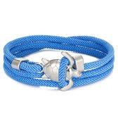 Paracord Travel Armband | Lavendel Blauw / Blue | Turtle | Schildpad Sluiting | Zilver | Parachute koord | Wanderlust | Cadeau | Reizen | traveldutchie