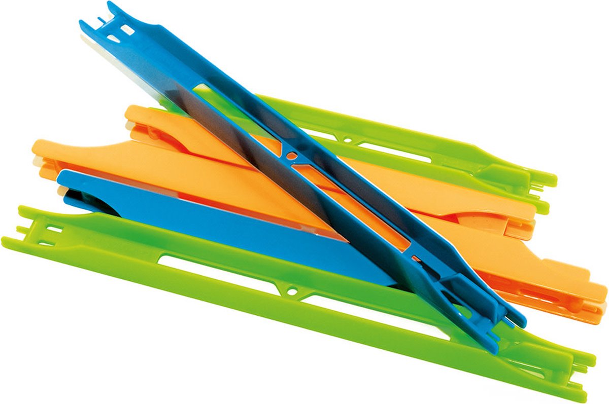 Garbolino Kit Latjes Compleet (voor 30mm schuif) - Maat : Kit 190mm x 13mm - 38 latjes ( 19x groen - 19x oranje)