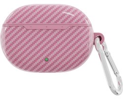 KELERINO. Plastic Hoesje Geschikt voor Beats by Dr. Dre Studio Buds Headset - Roze