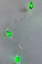 Ledverlichting | 12 LED | Kerstbomen |  Groen | Set van 2 | Werkt op Batterij |  1.2 M | Indoor | Micro Lights | Lichtsnoer | Ledsnoer | Snoerverlichting | Kerstverlichting | Kerstdecoratie |