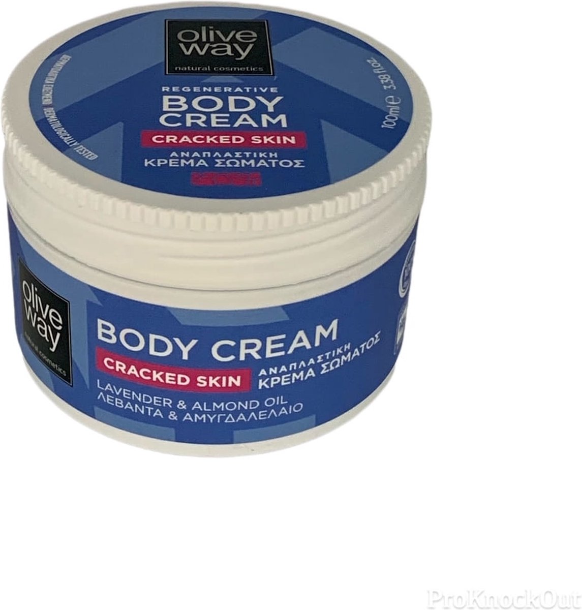 Oliveway Herstellende Body crème 'Cracked Skin' (100ml)