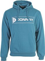 Donnay sweater met capuchon Jess - Sporttrui - Junior - Vintage Blue (244) - maat 128