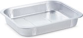 70 Stuks x Plus Pack Aluminium Bakje 3425 ml (Groot) - BBQ - BBQ Bak -  BBQ Bakje - Grill Tray 3425 cc - Groot Bakje voor BBQ - Groot Bakje Voor Oven