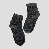 Socks Zebra Black