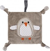 Warmtekussen - Warmteknuffel met Lijnzaad - Model Pinguin Pia Vierkant - 15 x 15 cm