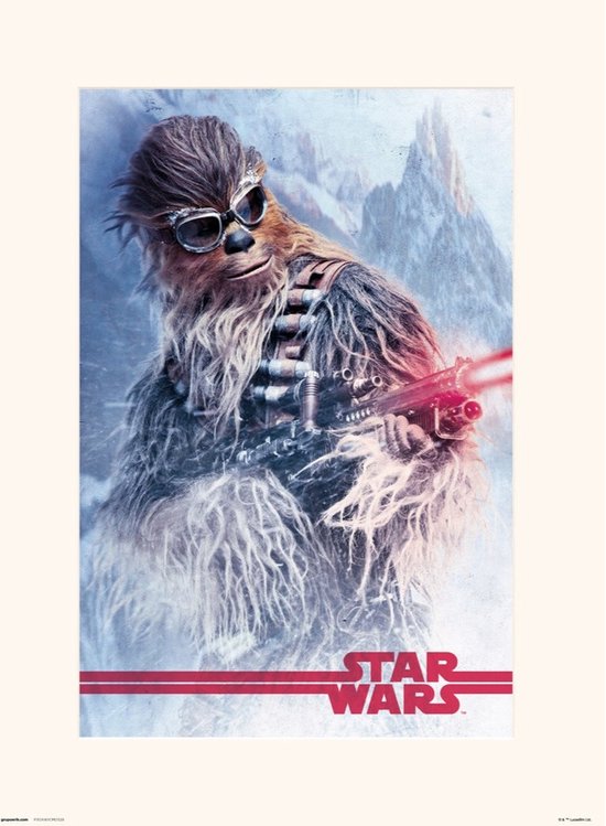 STAR WARS SOLO CHEWBACCA AT WORK - Art Collector Print 30x40 cm