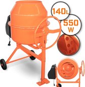 Mixer - Betonmixer - Cement mixer - 140L - Oranje