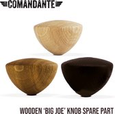 Big Joe knob Comandante Smoked oak wood - waxed