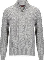 Life-Line - Marcel Sweater - Grijs - Heren - Outdoorsweater - Wandelsweater