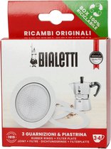Filterplaatje voor de espressomaker 3 en 4 kops, ALU - Bialetti
