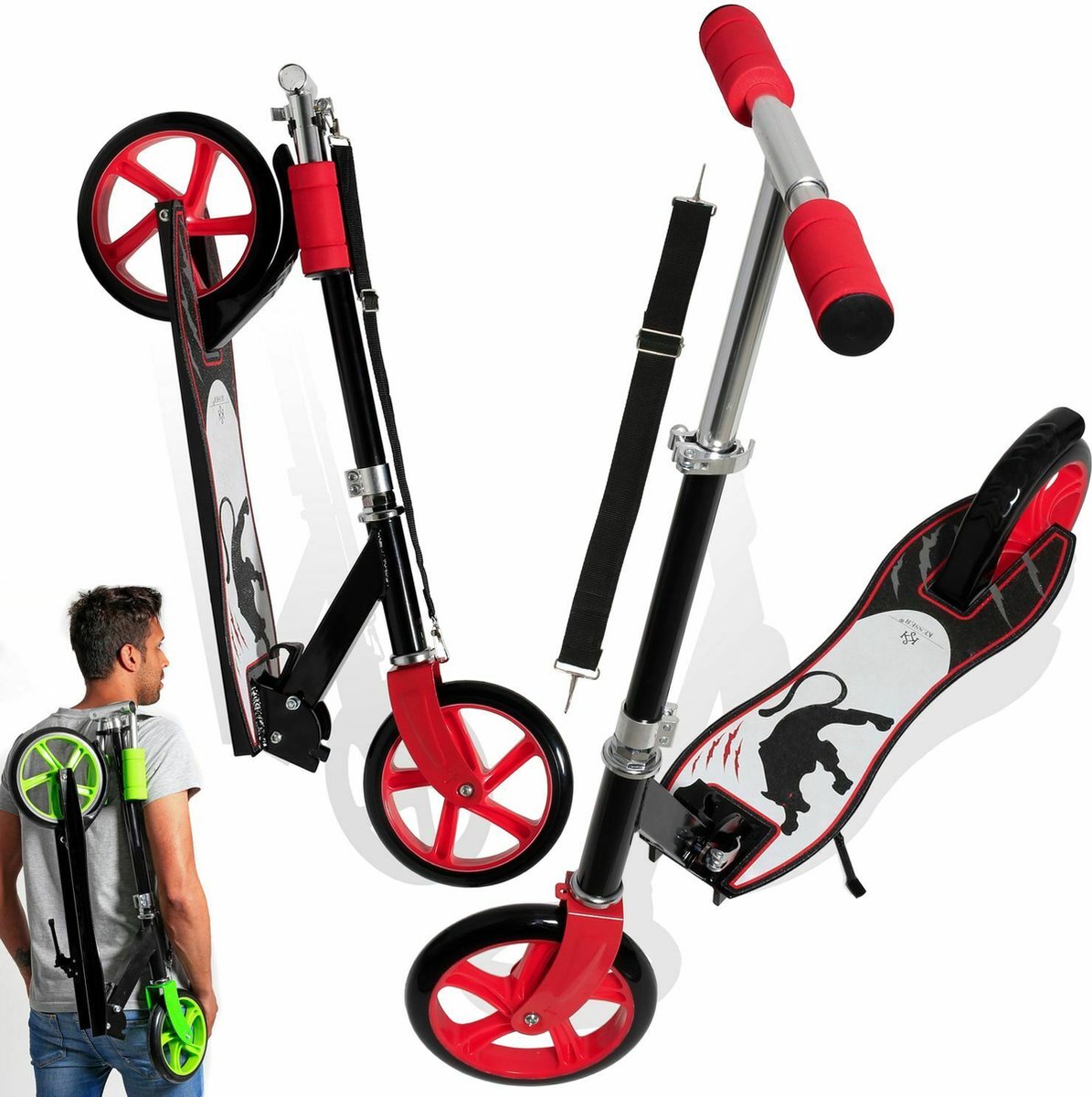 Veiling - Inklapbare Step / Scooter - Soccer - XXL Wielen - Steps