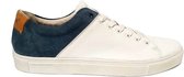 Blackstone Low Sneaker Leather NM03 White / Jeans  EU 46