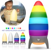 BFreshGoods Raket Nachtlampje Kinderen met Bewegingssensor - Dimbaar - Oplaadbaar - LED - Babykamer