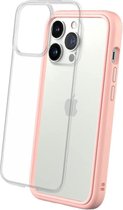 Rhinoshield Hoesje geschikt voor Apple iPhone 13 Pro Max Telefoonhoesje Hardcase | Rhinoshield MOD NX Backcover Shockproof | Schokbestendig iPhone 13 Pro Max Telefoonhoesje | Anti Shock Proof - Blush Pink | Transparant, roze