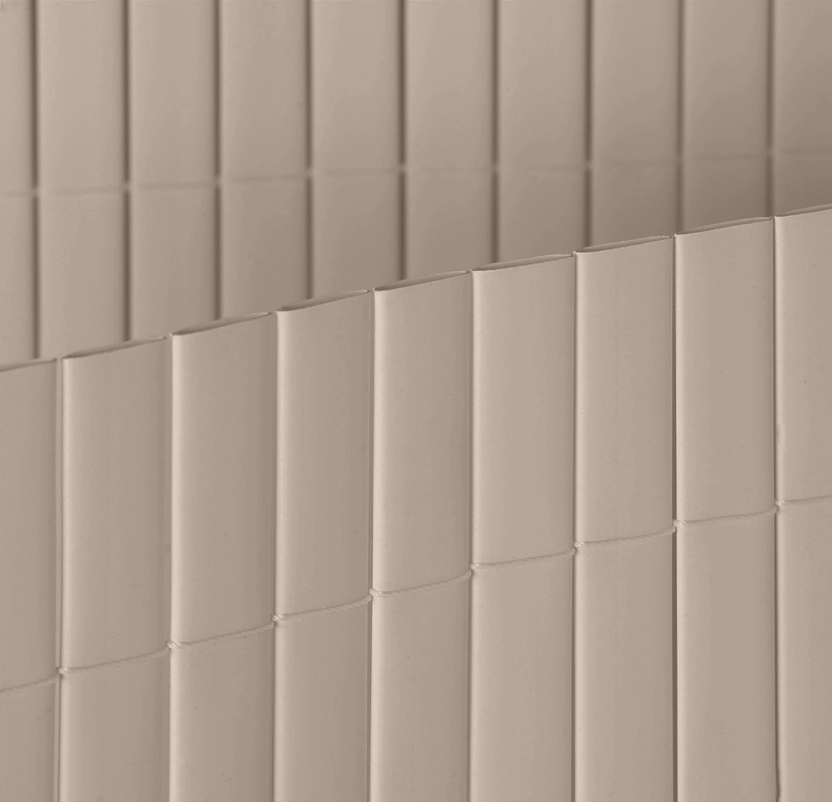 Bol.com Intergard Tuinscherm PVC tuinafscheiding balkonscherm grijs 1x3m aanbieding