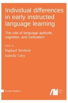 Individual differences in early instructed language learning