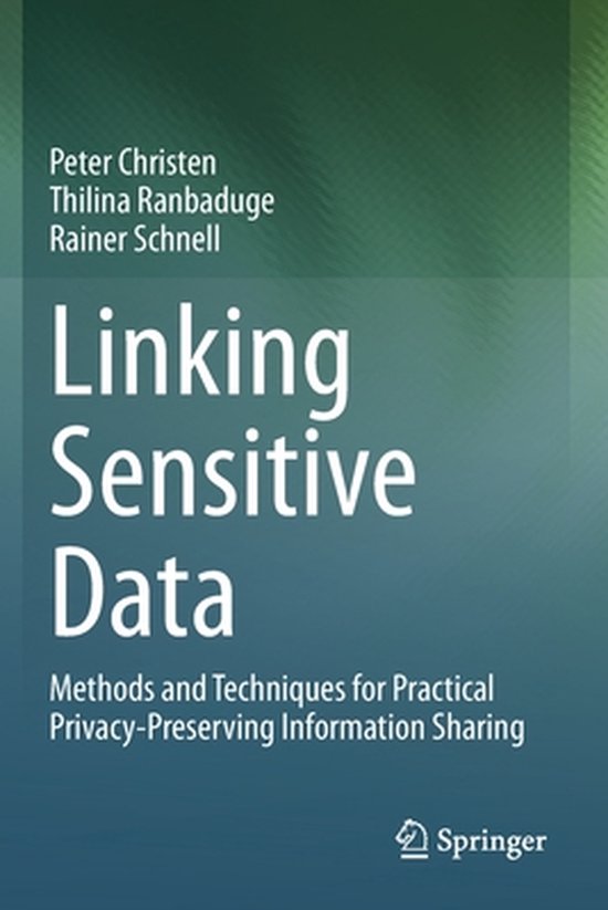 Linking Sensitive Data - cover