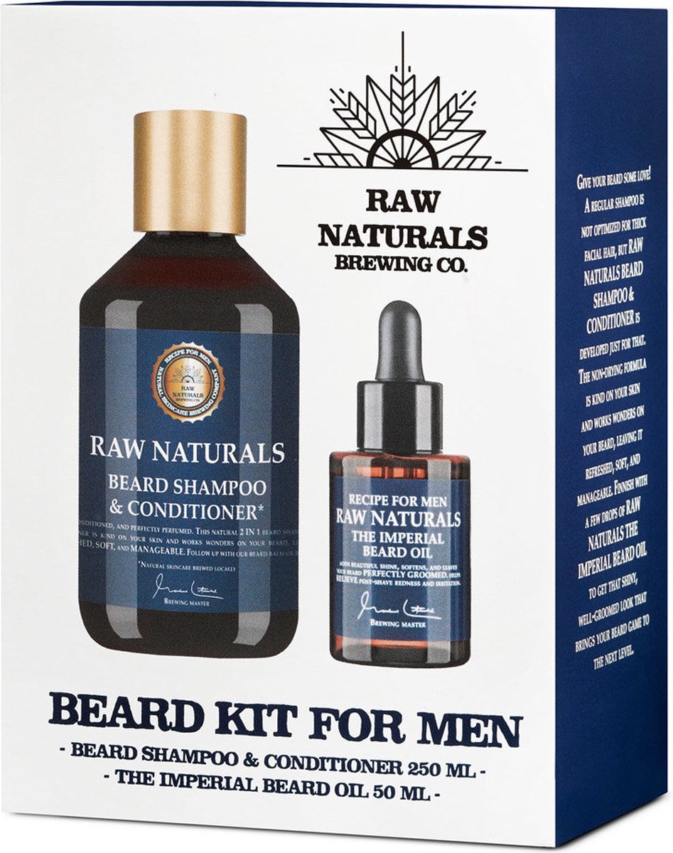 RAW Naturals - Beard Kit - Baardverzorging - Set baard verzorging - Beardcare