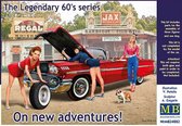 1:24 Master Box 24082 The Legendary 60's series On new adventures! - Figures Plastic kit