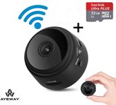 Verborgen Wifi Camera Met App – AyeWay® - 4K - Draadloos – Nederlandse Handleiding - Incl. Gratis 32 GB micro SD