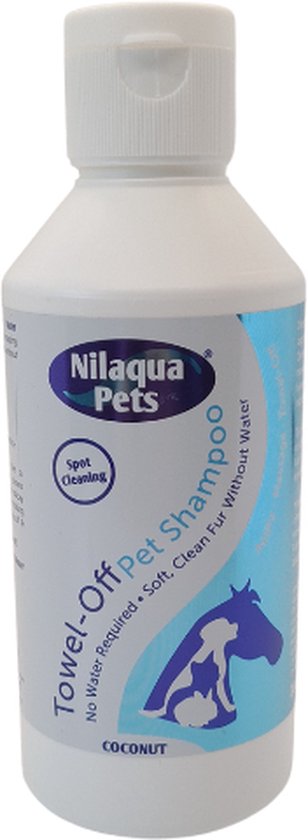 Huisdieren Shampoo >> zonder gebruik van water! Topproduct! NIEUW! (2 Flacons van 200ml) Cocos geur!