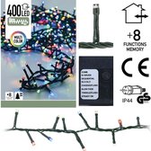 Micro Cluster Kerstverlichting 400 LED's 8m Multicolor - Lichtsnoer Kerst - It's All About Christmas™