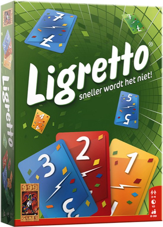 Afbeelding van het spel kaartspel Ligretto karton groen 160-delig