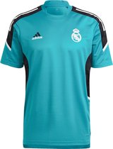 adidas Real Madrid Condivo Shirt  Sportshirt - Maat S  - Mannen - petrol blauw/zwart/wit