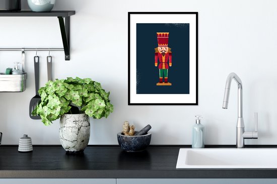 Illustration de Noël d'un casse-noix 30x40 cm - petit