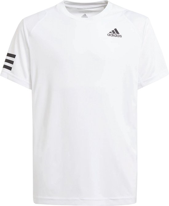 Vaak gesproken Trunk bibliotheek Lengtegraad adidas Club 3-Stripes T-shirt Sportshirt - Maat 164 - Jongens - wit/zwart |  bol.com