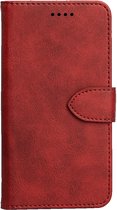 iPhone 7/8 Plus leren portemonnee hoesje - PU leer - Pasjes - Wallet case - Book case - Opbergruimte - Telehoesje - Nederland - Kwaliteit - Goed - 5 kleuren - Zwart - Donker blauw