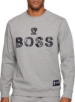 Hugo Boss NBA Windmill Brooklyn Nets Trui - Mannen - grijs - zwart - wit