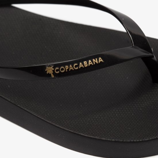 Tongs femme vegan Copacabana - Zwart - Taille 38