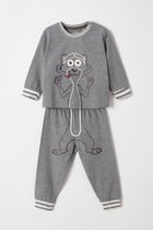 Woody Studio Jongens-Heren Pyjama Grijs 9m