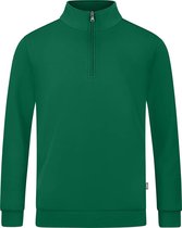 Jako Organic Ziptop Heren - Groen