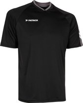 Patrick Dynamic Shirt Korte Mouw Kinderen - Zwart / Grijs | Maat: 7/8