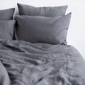 Dark Grey - Dekbedovertrekset - 100% Linen - 140x200/50x70