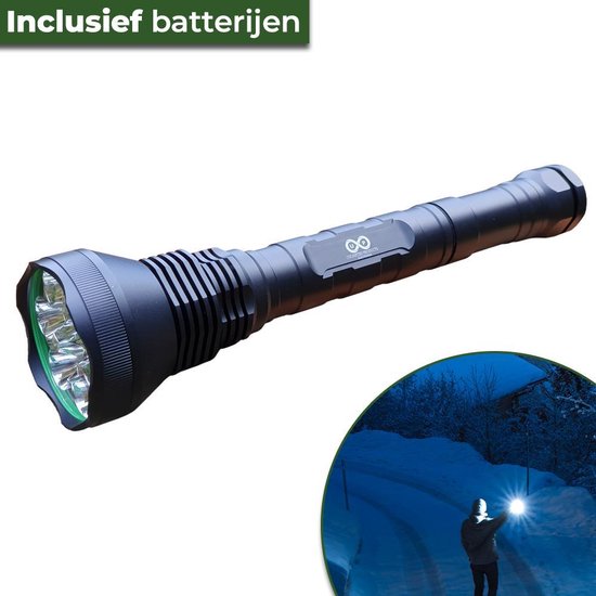 Ultra krachtige Zaklamp - 10000 - 9 LED - Waterproof IP-54 - by Unlimited Products | bol.com