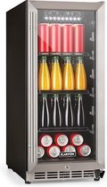 Klarstein FreshAir 90 outdoor koelkast - Horeca koelkast - 4 etages - 3 plateaus - IP24 - UV-filter - roestvrij staal