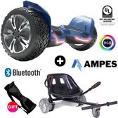 Hoverboard met Hoverkart |8.5 Inch Wielen | Oxboard | Elektrische Step Alternatief | Gyroor G2 Blauw