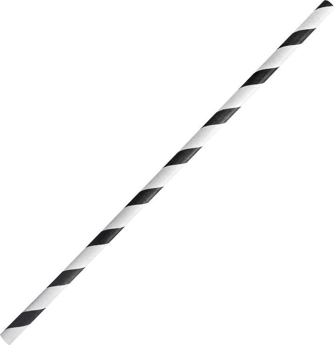 Sovie Rietjes, papier, zwart, plasticvrij, FSC-gecertificeerd, Made in Europe, biologisch afbreekbaar, 6 mm, 20 cm lengte, 250 stuks