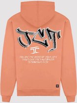 JORCUSTOM Graffiti Slim Fit Hoodie - Peach - Volwassenen - Maat S