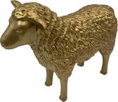 Schaap - Staand - Beeld - Polyester - Goud