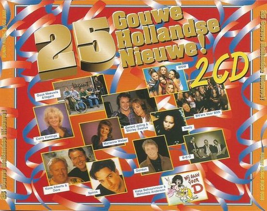 25 Gouwe Hollandse Nieuwe! Dubbel-CD - Wow, Marianne Weber, Corry Konings, Holland Duo, Koos alberts